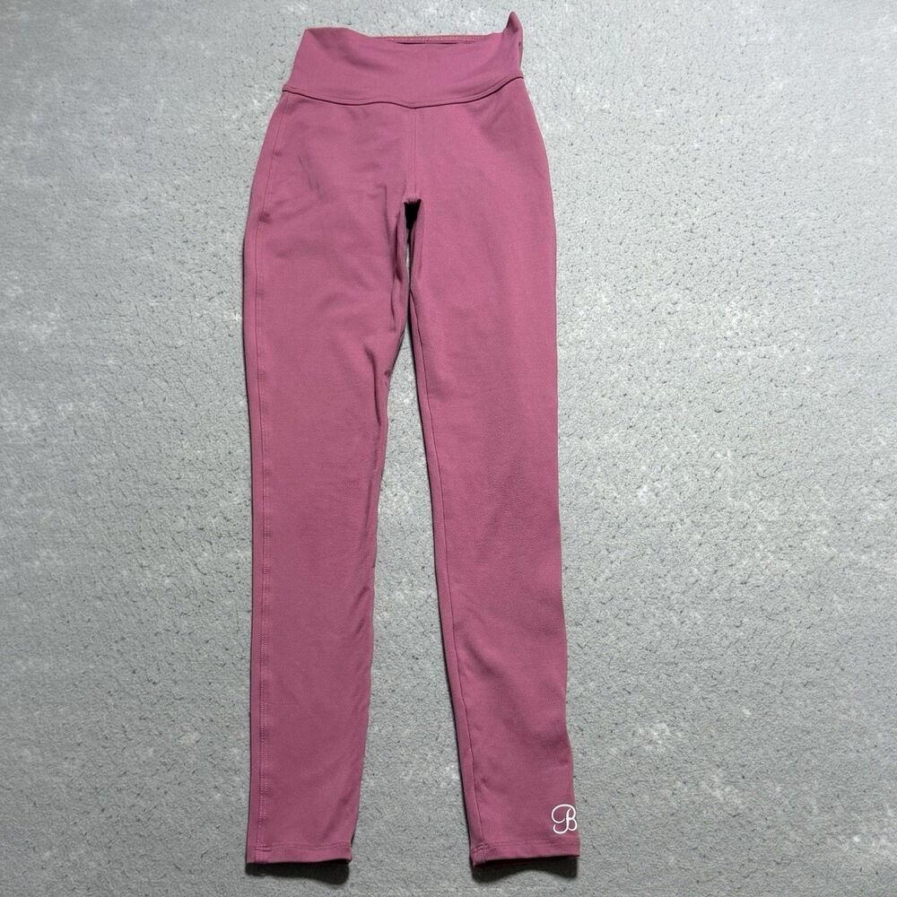 Bombshell Sportswear Pants Women’s Size Small Pink Scrunch Leggings Made USA